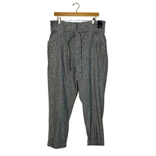 New NEW YORK & Company 7TH Avenue XL Linen Cotton Stretch Slim Ankle Pants