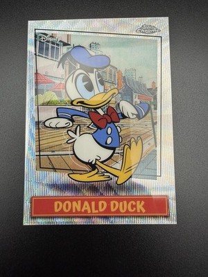 2026 Topps Disney Neon Donald Duck MSSP-13 Short Print SSP Chrome