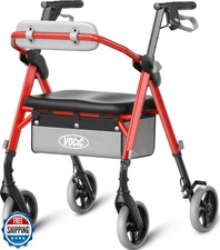 Walkers for Seniors, Z11 Rollator Walker with Seat, Max 380 lbs, Avant Walker