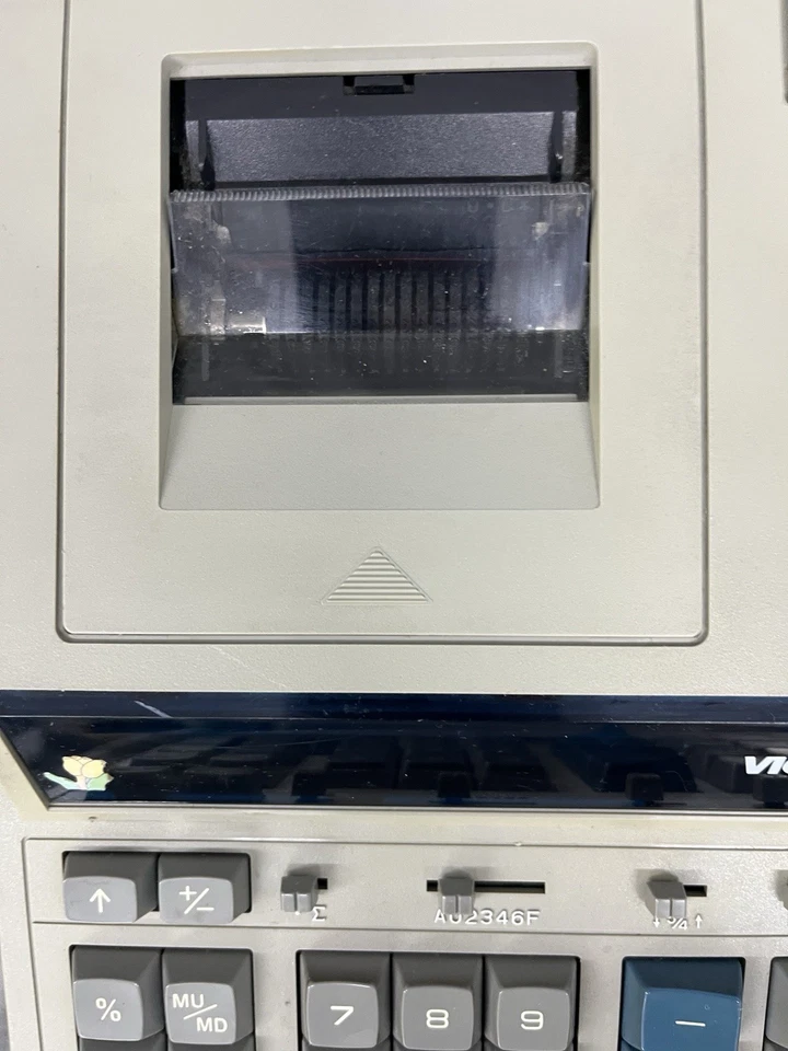 VICTOR 1430 10-DIGIT DISPLAY PRINTER FULL SIZE COMMERICIAL KEYBOARD OAL 8-1/8" - Image 4 of 4