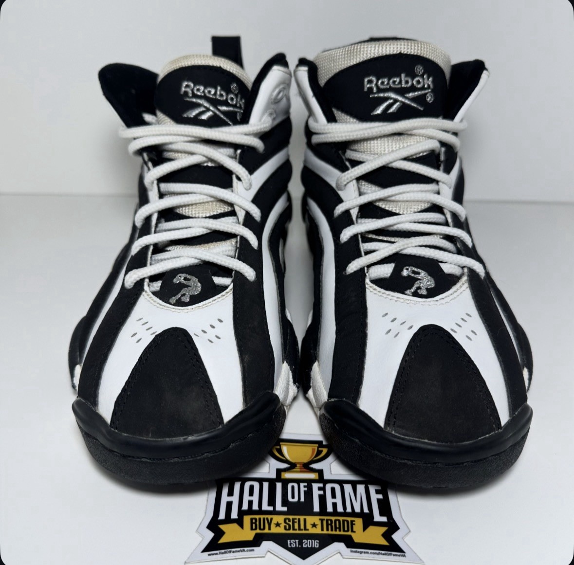 Reebok Shaqnosis Black White Shaq Attack Orlando Magic (Size 6) thumbnail 3