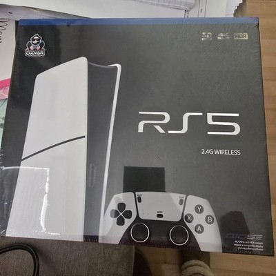 RS5 Gamestick (NOT A PS5) OVER 10,000 Preloaded Video Games, 2 Controllers