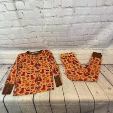 Kiki + Lulu 2 Piece Fall Bamboo Pajama Set Sz: 4T