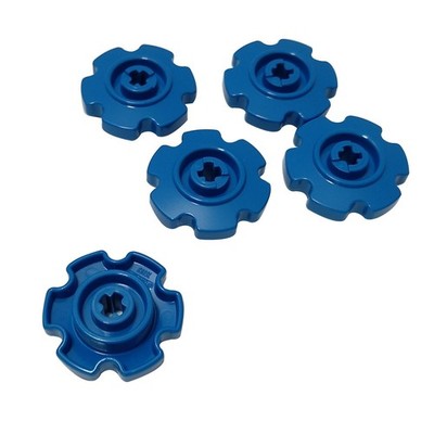 5 NEUE LEGO Technic Tread Sprocket Wheel Small Blau