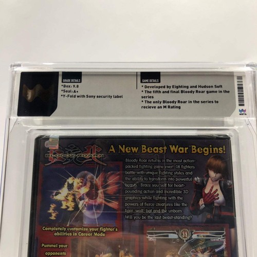 New Bloody Roar 4 (Sony PlayStation 2 PS2, 2003) Wata 9.8 A+ - Bild 6 von 6