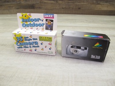 Mini Style Focus Free 35mm Point and Shoot Camera + Single Use Camera