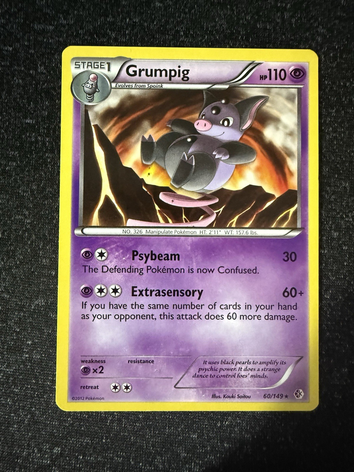 Grumpig 60/149- Boundaries Crossed- Regular Rare- LP