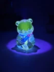 July Fenton Bear Glass Figurine