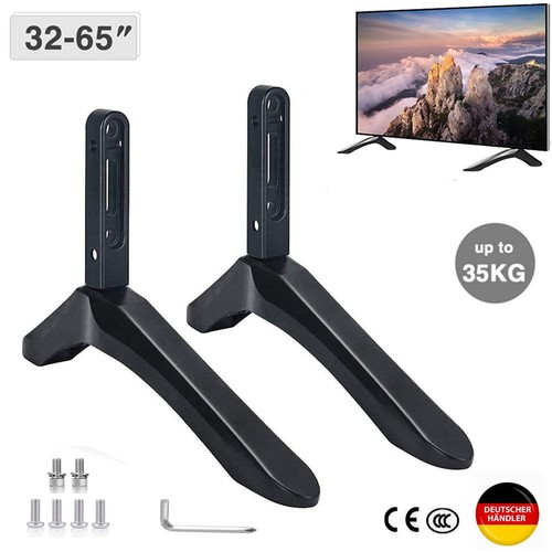 32-65 Zoll TV Ständer Standfuß Höhenverstelbar TV Display Halterung Fernsehtisch