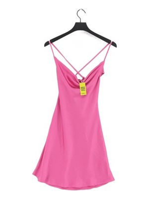 Karen Millen Midikleid A-Linie UK6 in Rosa