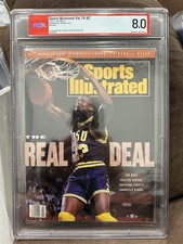PSA 8.0 Sports Illustrated January 21, 1991 Newsstand Shaquille O&rsquo;Neal 1st Cover