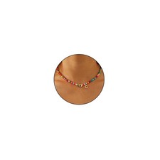 Initial Necklaces for Women Girls Teen Colorful Beaded Charm Letter Alphabe - 06