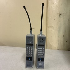 Vintage 1988 AT&T WALKIE TALKIES Cellular Style Brick Phone Retro Playtime Prod.