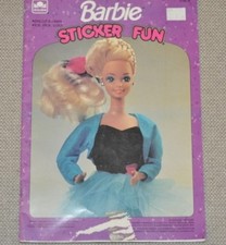 1991 BARBIE STICKER FUN VINTAGE BARBIE PRECUT STICKERS
