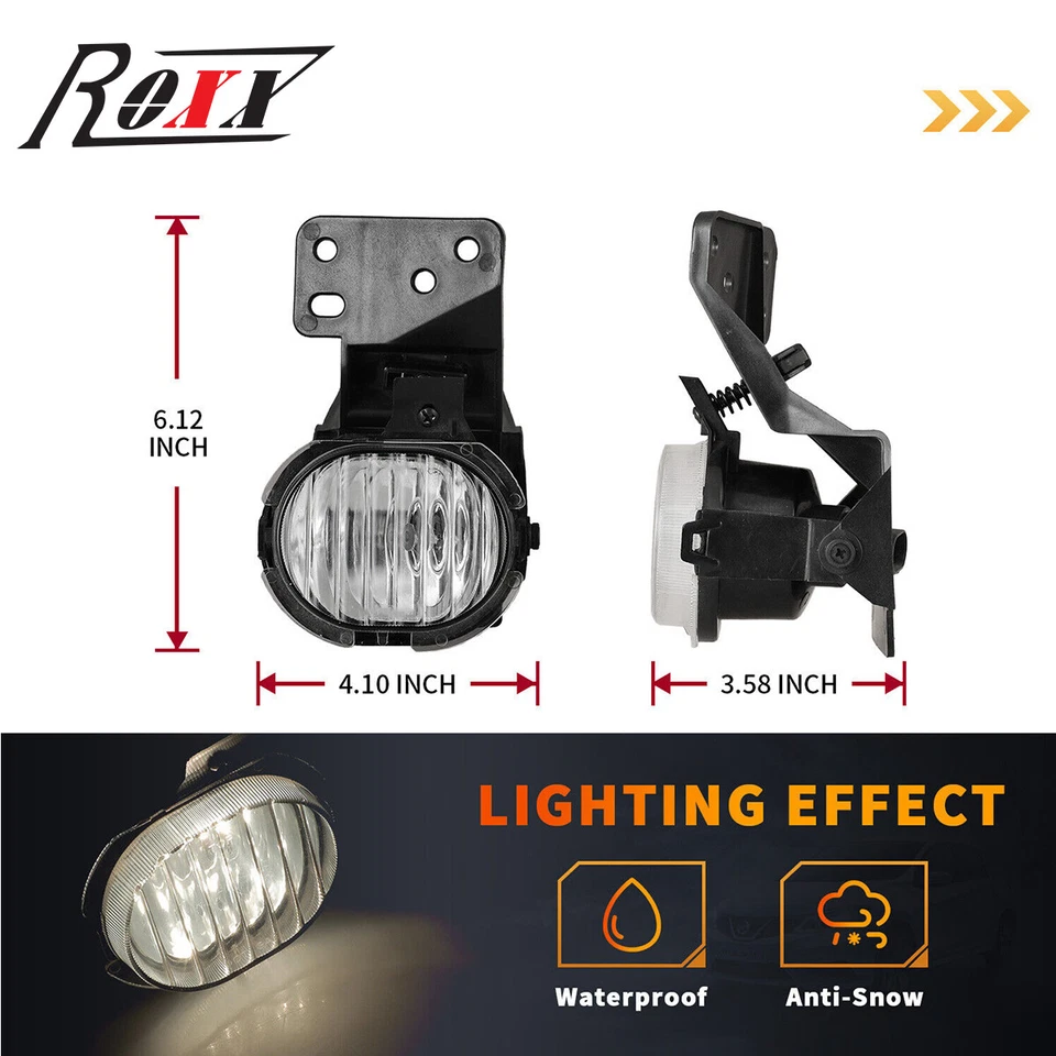 Pares de luces antiniebla clásicas para Chevrolet Malibu 1997-2003 2004-2005 Foto 4 de 4