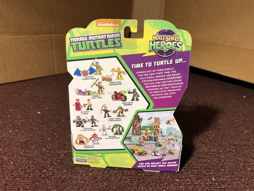NEW Playmates TMNT Half Shell Heroes Shredder & Foot Soldier 2 Figure Pack - Picture 4 of 5