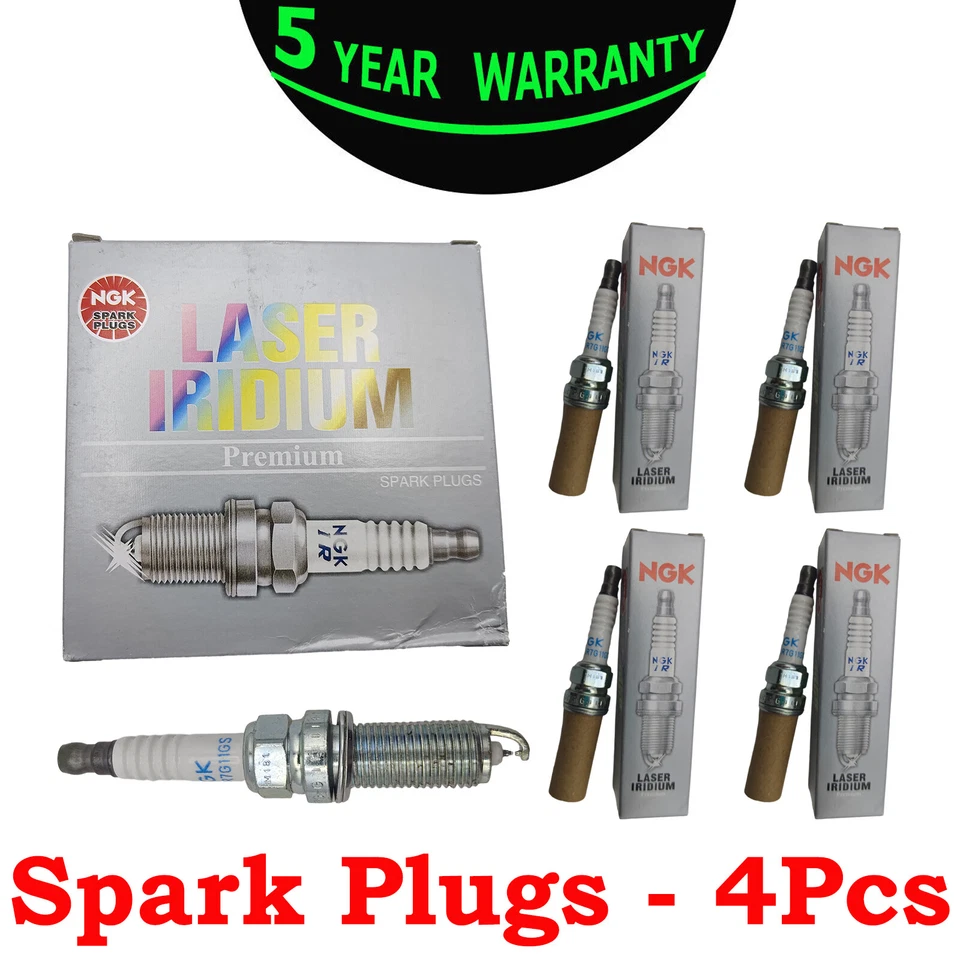 4Pcs 12290-5A2-A01 Iridium Spark Plugs DILKAR7G11GS Fits For Honda ACC 91578 - Image 4 of 4