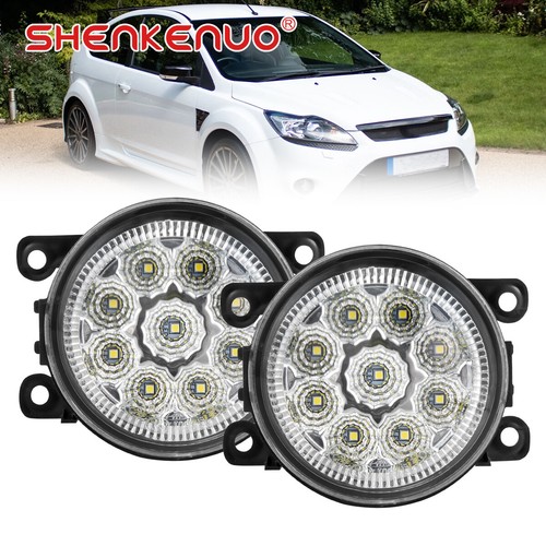 For Ford Focus MK2 MK3 2004-2015 Front Driving Bumper Fog Light Clear Lens Lamp - Foto 1 di 12