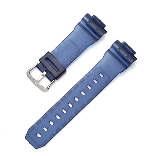 Sports Diving Watch band Strap Colourful waterproof for Casio Connector 16mm - Imagen 21 de 24