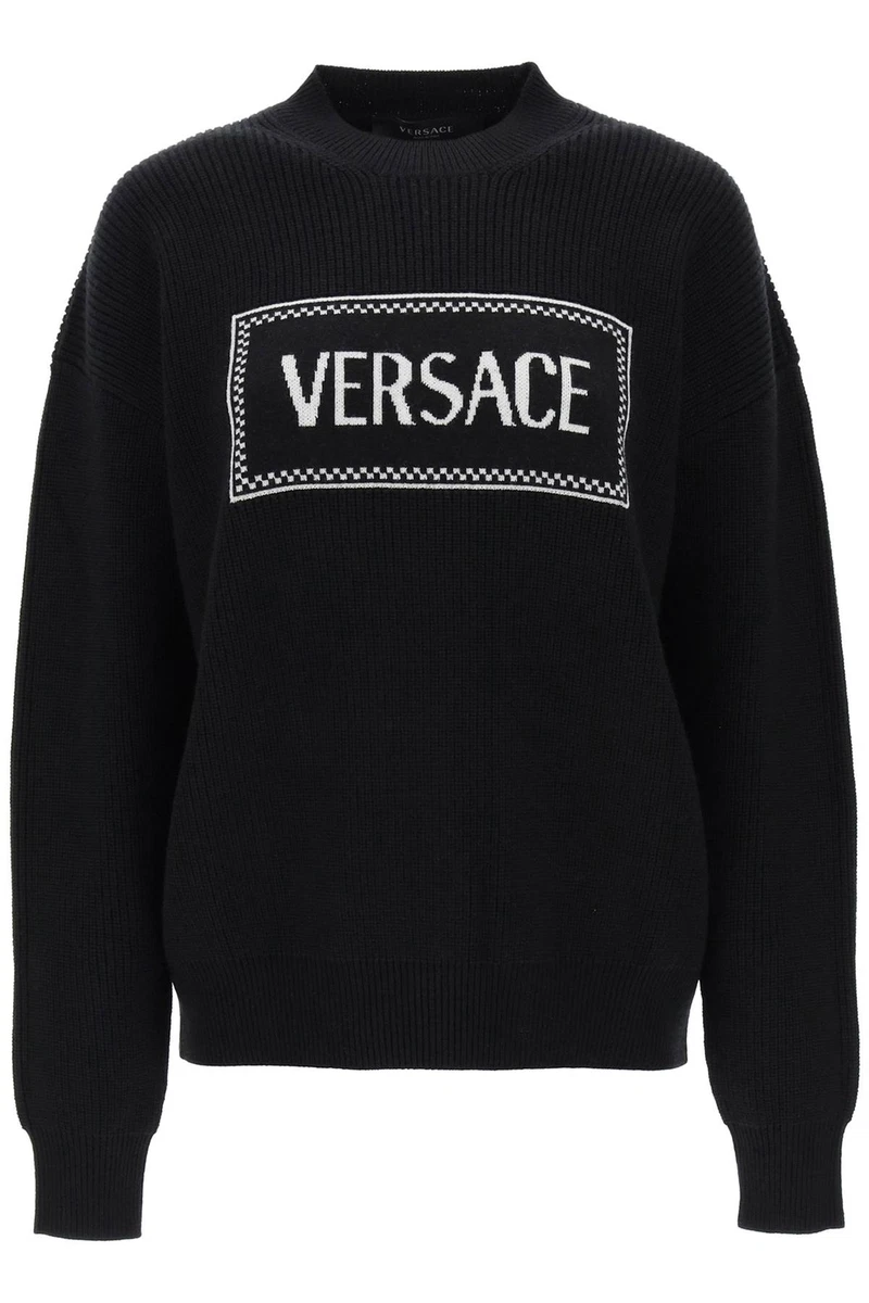 Versace top sweater white