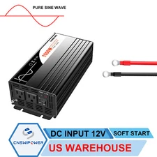 Pure Sine Wave power Inverter 1000W  DC 12V to AC 120V/230V