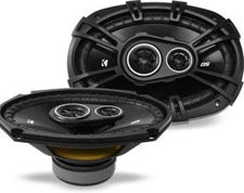 Kicker DSC6930 6" x 9" 360W DS Series 3-Way Coaxial Car Stereo Speakers