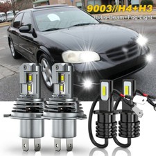 For Nissan Maxima 2000 2001 6000k Headlight Fog Lights Bulbs Combo Kit 4pc White For Nissan Maxima 2000 2001 6000k Headlight Fog Lights Bulbs Combo Kit 4pc White