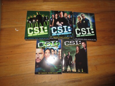 CSI Crime Scene Investigation Series on DVD Complete Seasons 1 - 5 | eBay