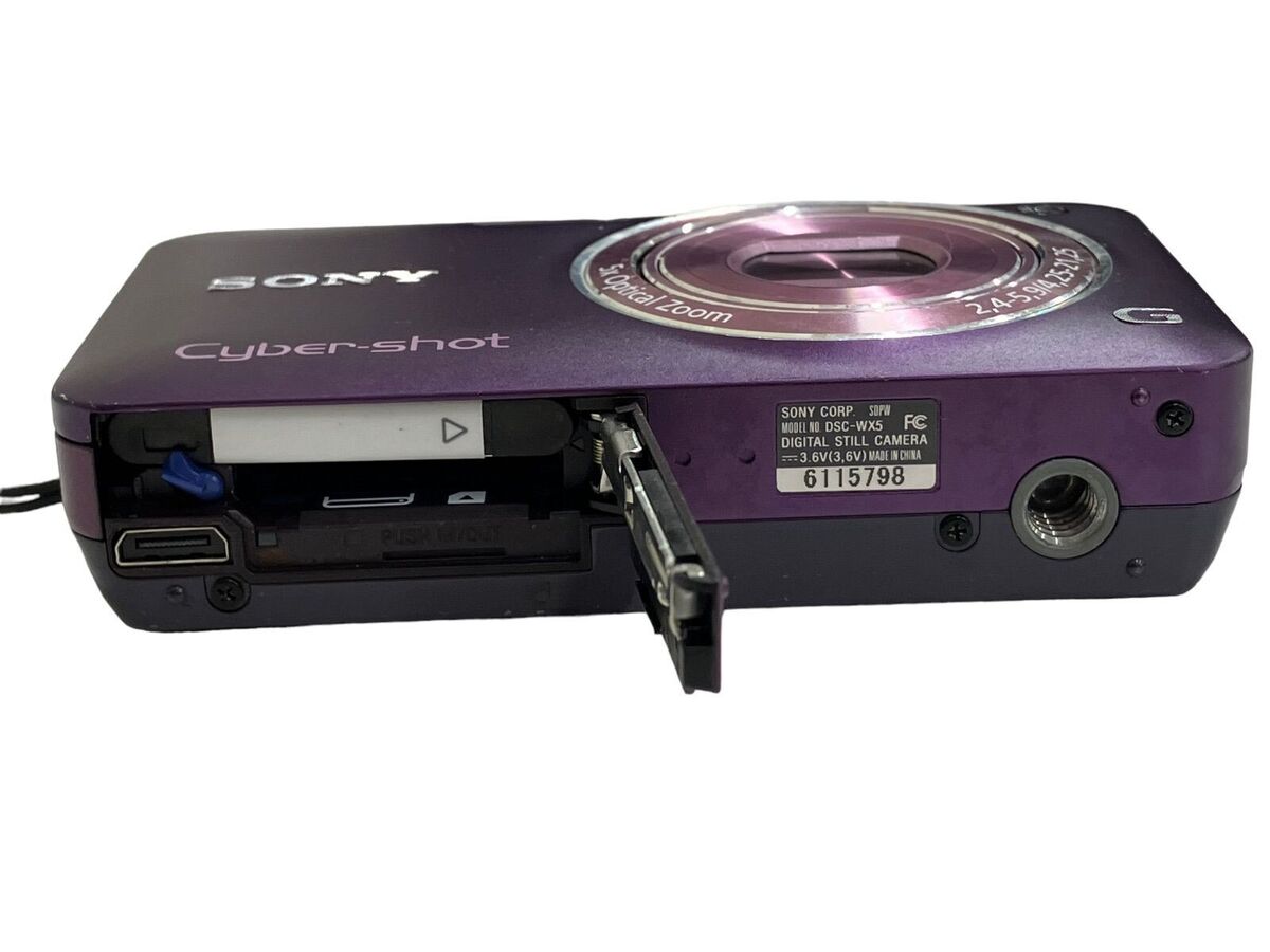 SONY Digital Camera Purple DSC-WX5 Cyber Shot 5x Optical SONY Digital Camera Purple DSC-WX5 Cyber Shot 5x Optical
