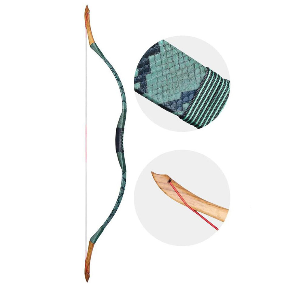 Arc Recourbé Traditionnel Mongol Style Long 53 Pouces, En Fibre De Verre Et Bois Pour Chasse Et 893355
