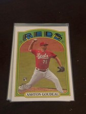 1223-7 2021 Topps Heritage High # RC Ashton Goudeau Cincinnati Reds