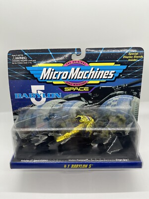 Micro Machines Babylon 5 Collection #1 Green Ship 1994 NEW #D-34