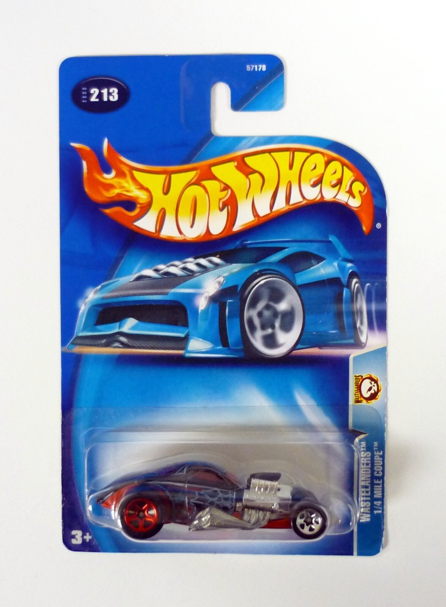 Hot Wheels 1/4 Mile Coupe #213 Wastelanders Black Die-Cast Car