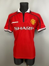MANCHESTER UNITED 1998 2000 HOME SHIRT FOOTBALL SOCCER UMBRO JERSEY MENS SIZE M