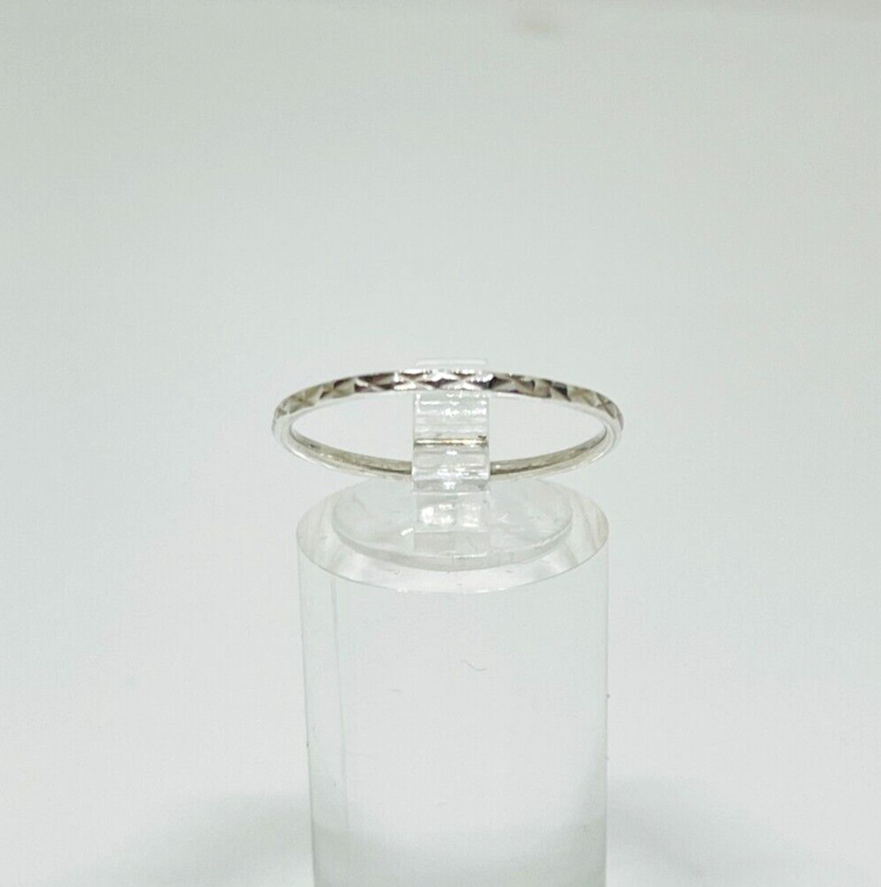 Fabulous Solid Patterned Band Ring 925 Silver Siz… - image 3