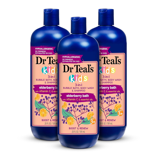 Dr. Teal's Kids 3-in-1 Holunderbad: Schaumbad, Duschgel & Shampoo 20 fl. Oz. - Bild 14 von 14