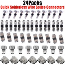 24x Low Voltage Wire Connectors Quick Solderless Wire Splice Connector 1/2/3Way