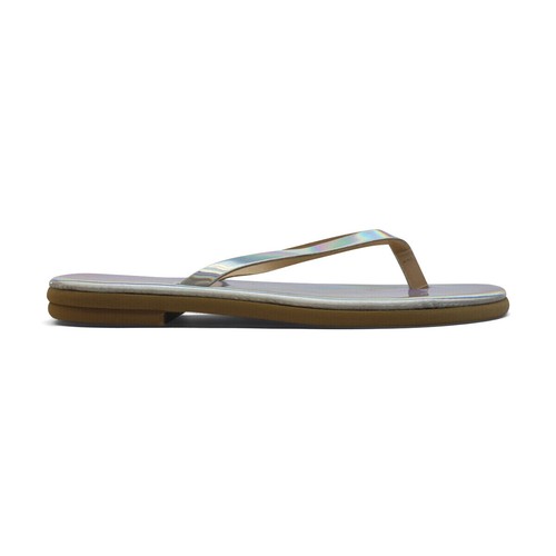 Griechische handgefertigte Sandalen aus echtem Leder antiker Stil Damen Metallic Tanga Rutsche - Bild 6 von 31