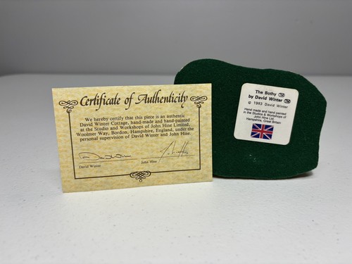 David Winter Cottages - 'The Bothy' 1983 W/ Original Box - Picture 2 of 2