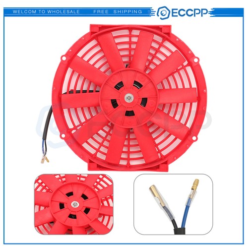Electric Radiator Condenser Cooling Fan Assembly 10"Inch Universal 12V