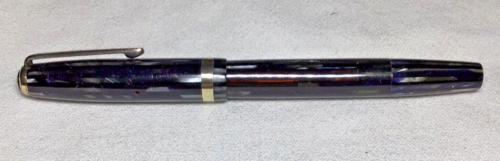Parker Duofold Füllfederhalter blau-grau 1942 restauriert Top Zustand - Bild 5 von 11