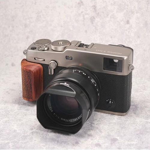 Impugnatura fotocamera in legno naturale fatta a mano per Fujifilm X-Pro3 Fuji Xpro3 - Foto 2 di 16