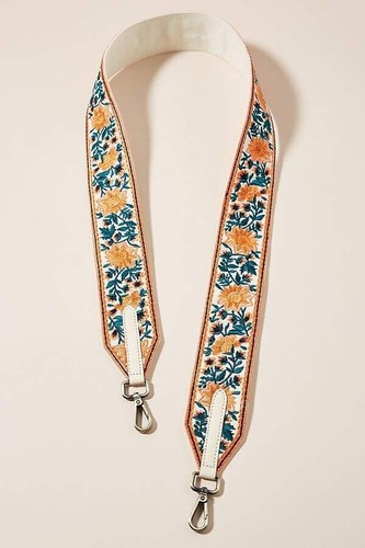 floral bag strap