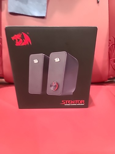 Redragon GS500 Stentor PC Gaming Speaker, 2.0 Channel Stereo Desktop Computer Sp - 第 1/4 張圖片
