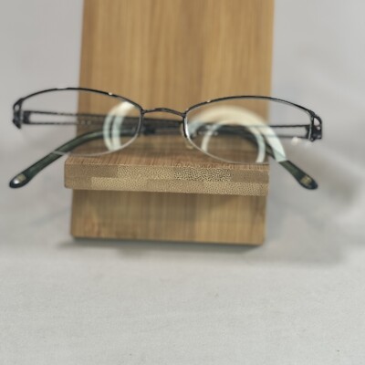 BCBG Max Azria Eyeglass Frames Cassandra-NAV Navy 50-18-130 Half Rim