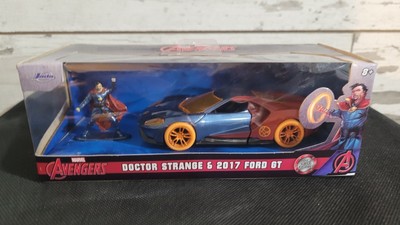 Marvel Avengers Doctor Strange & 2017 Ford GT - Diecast Metal - Jada Toys NIB!