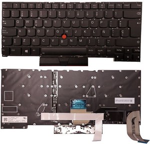 SPANISCHE TASTATUR LENOVO THINKPAD P1 X1 EXTREME GEN 1 2 T490S T495S 20MD T14S LED