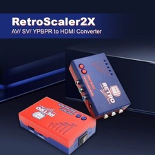 NEW RetroScaler2x AV to HDMI Up-Scaler Converter Line-Doubler Retro Consoles