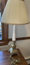 THOMAS BLAKEMORE STIRLING ? Table Lamp 763mm Vintage L1345 Made in England Gold