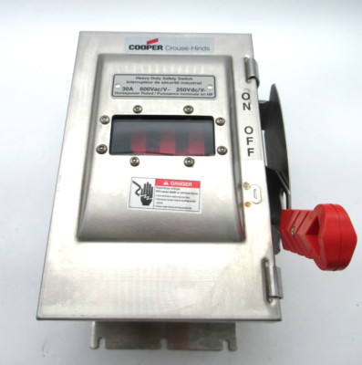 Cooper Crouse-Hinds Sicherheitsschalter WSRDW33542SMS Siemens HNF361JCHW NEU
